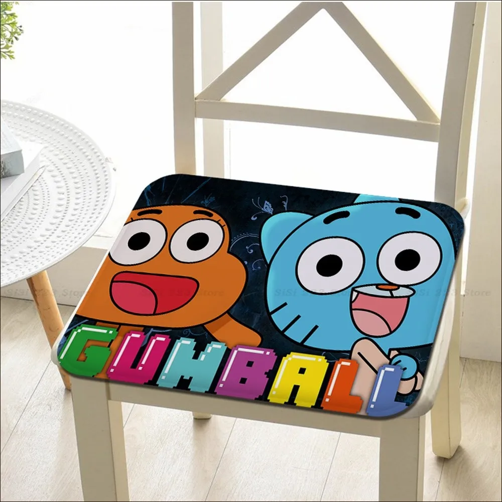 The Amazing World Gumball Soft Cushion Mat Simplicity Multi-Color Dining Chair Decoration Seat For Desk Outdoor Garden Cushions