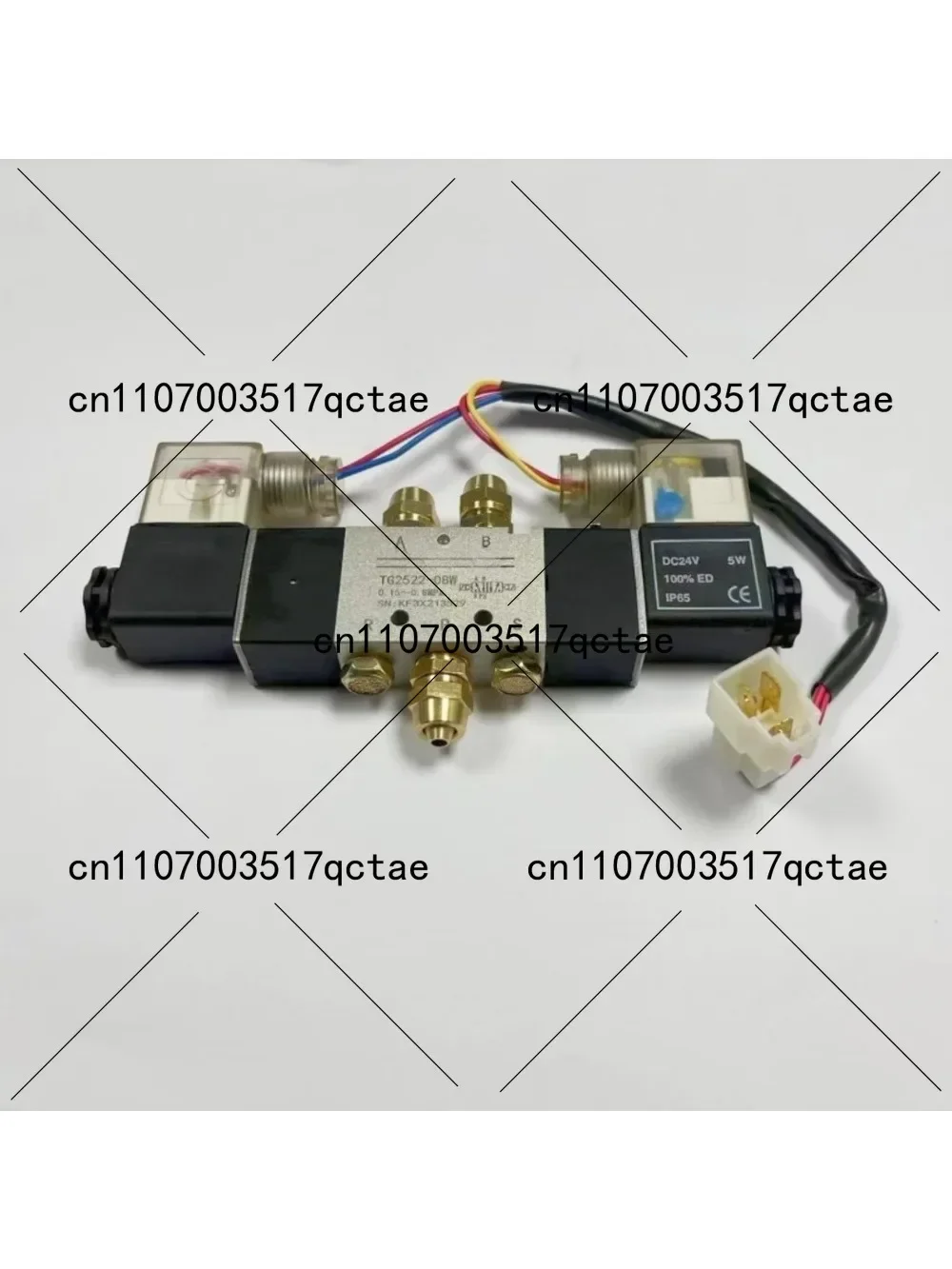 24V Door Pump Solenoid Valve with Wire TG2522-08W for Bus School - Automotive Door Actuator