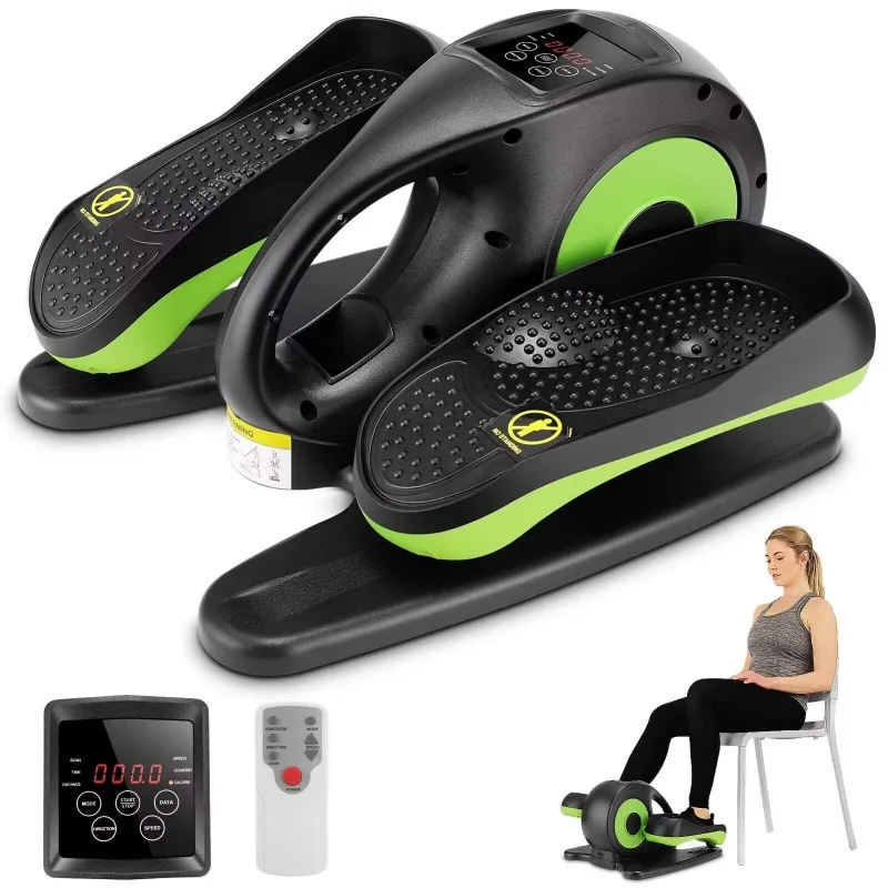 Under Desk Seated Elliptical Device Smooth Pedal Motion For Adult Senior Home Leg Exercise