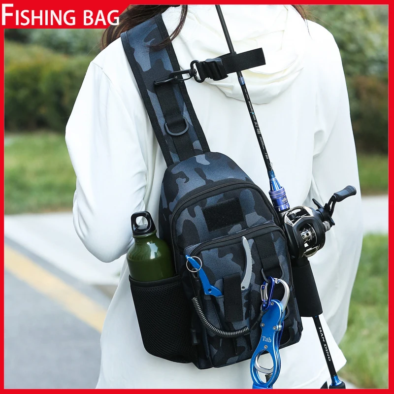 

Рыболовная сумка, многофункциональная портативная сумка Luya, прочная многослойная сумка для хранения рыболовных снастей