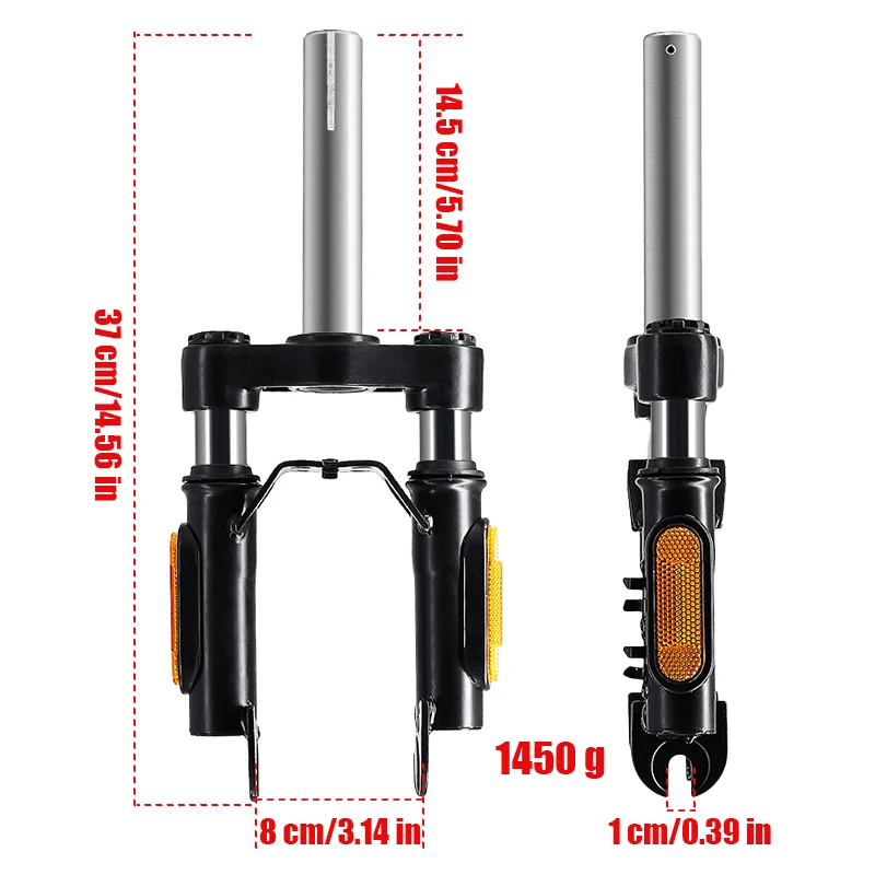 For Xiaomi Mijia 1S M365 Pro Pro2 Scooter Shock Front Suspension Fork  Electric Scooter Front Tube Shock Absorption