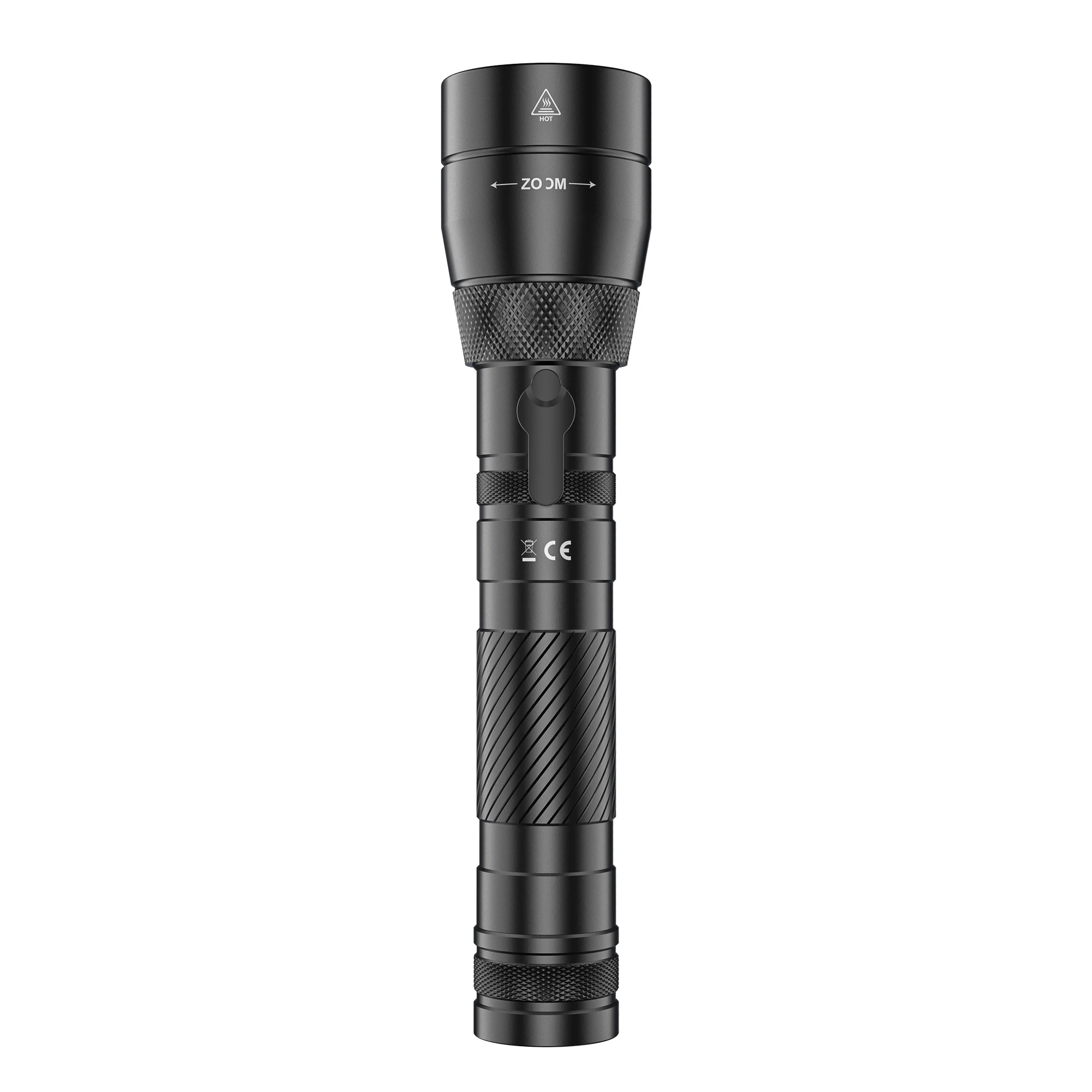 PEETPEN L45 Tactical Flashlight 1500LM USB Rechargeable With 18650 Battery LED Troch Light Self-defense For Camping Searching