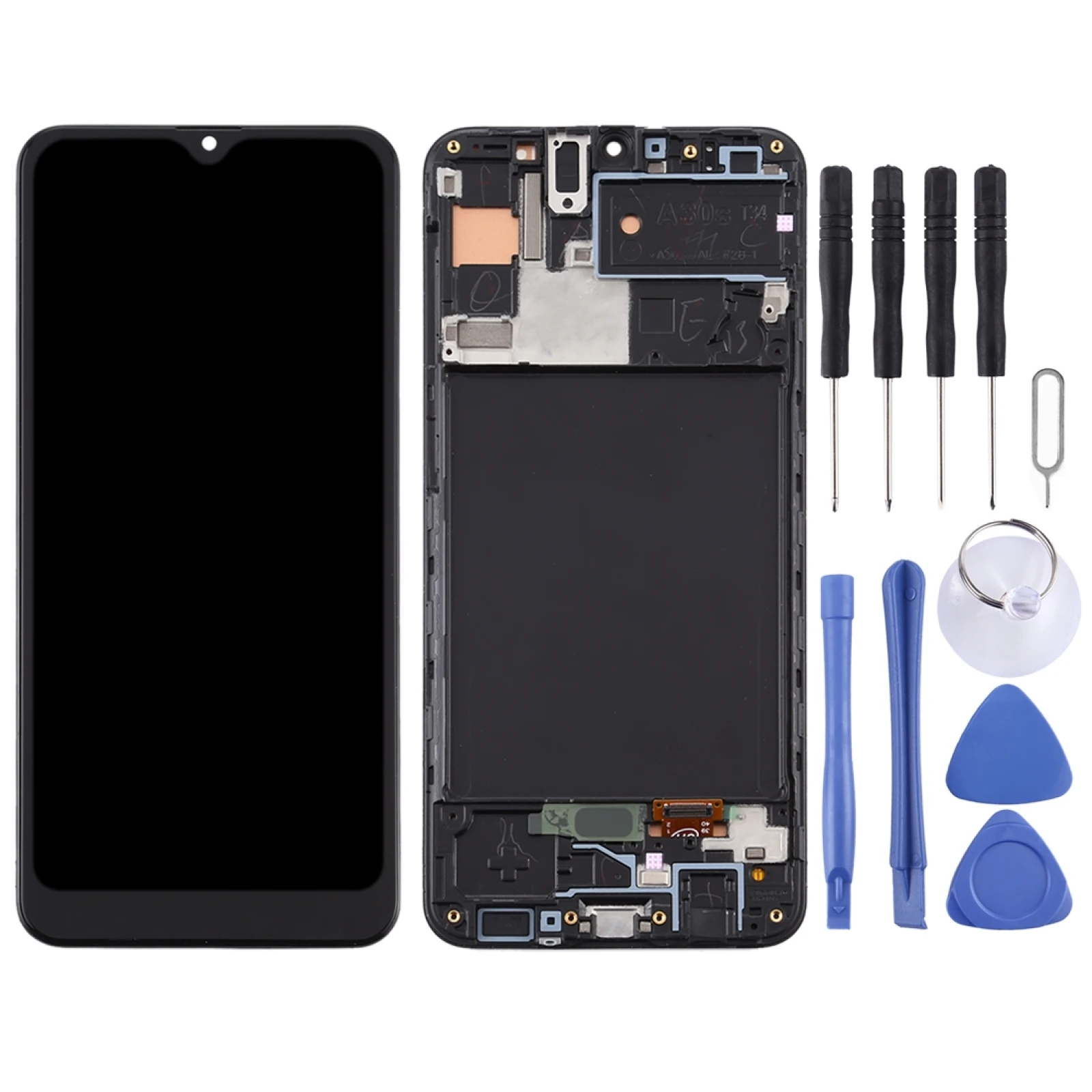 TFT LCD Screen for Samsung Galaxy A30s Digitizer Full Assembly with Frame