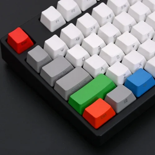 

High content PBT keycap positive engraving side engraving 87/104 large carbon