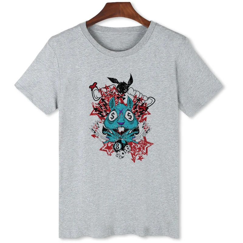 American Dollar Rabbit T-Shirt Original brand Summer Cool Men Clothing Hot sale Fashion Tops Tees B1-126