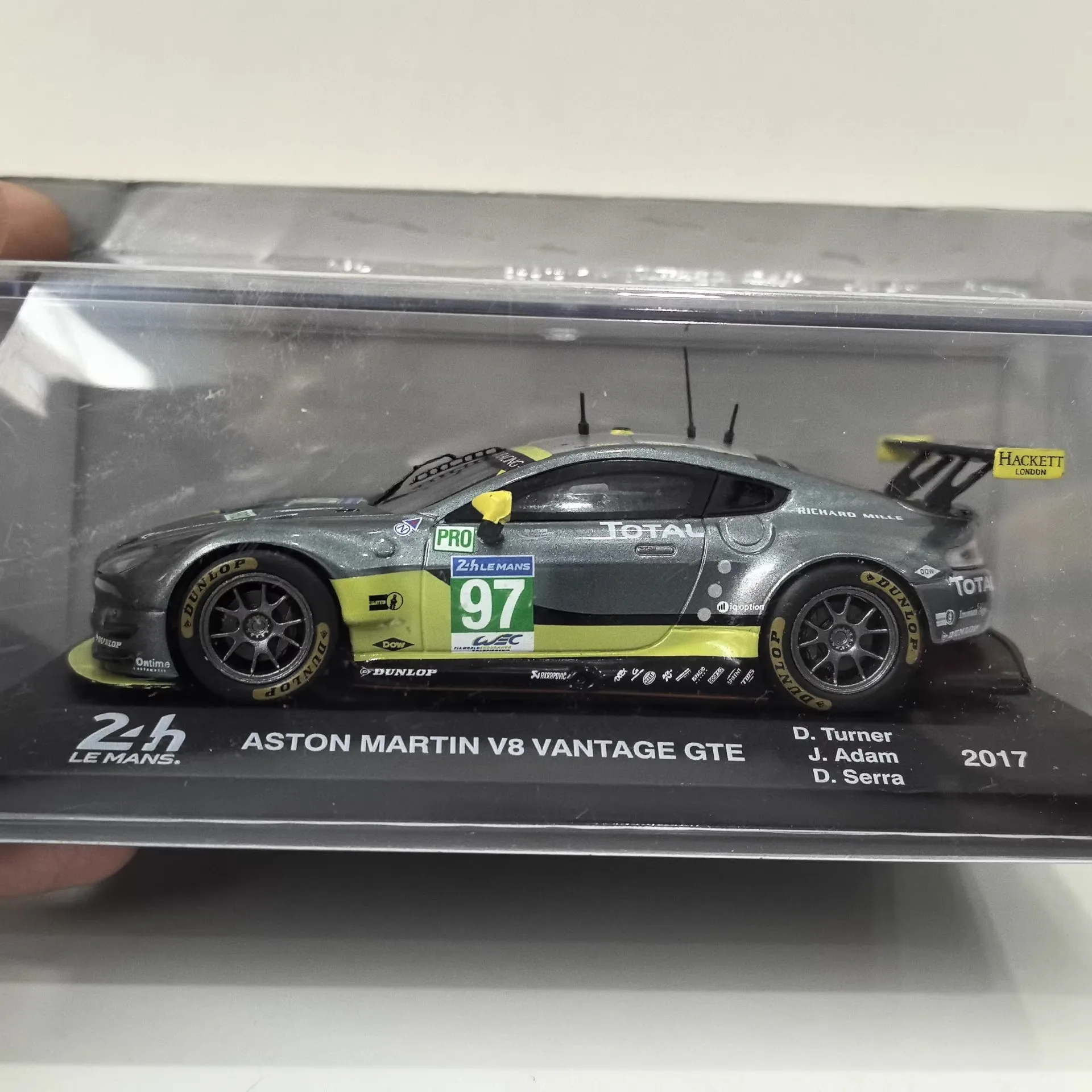 Diecast IXO 1:43 Scale V8 Vantage GTE Racing Alloy Car Model