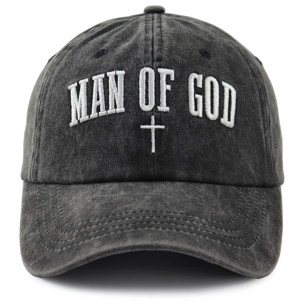 Men's Baseball Cap - Christian Faith Hat with the Phrase 