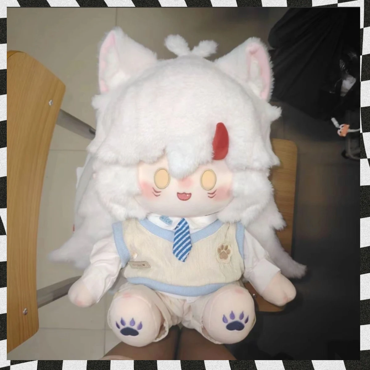 

40cm Onmyoji Ibaraki-douji Game Sitting Doll Pillow Doll Dress-up Cotton Doll Send Friends Toys for Kids Cotton Doll Gift Xams