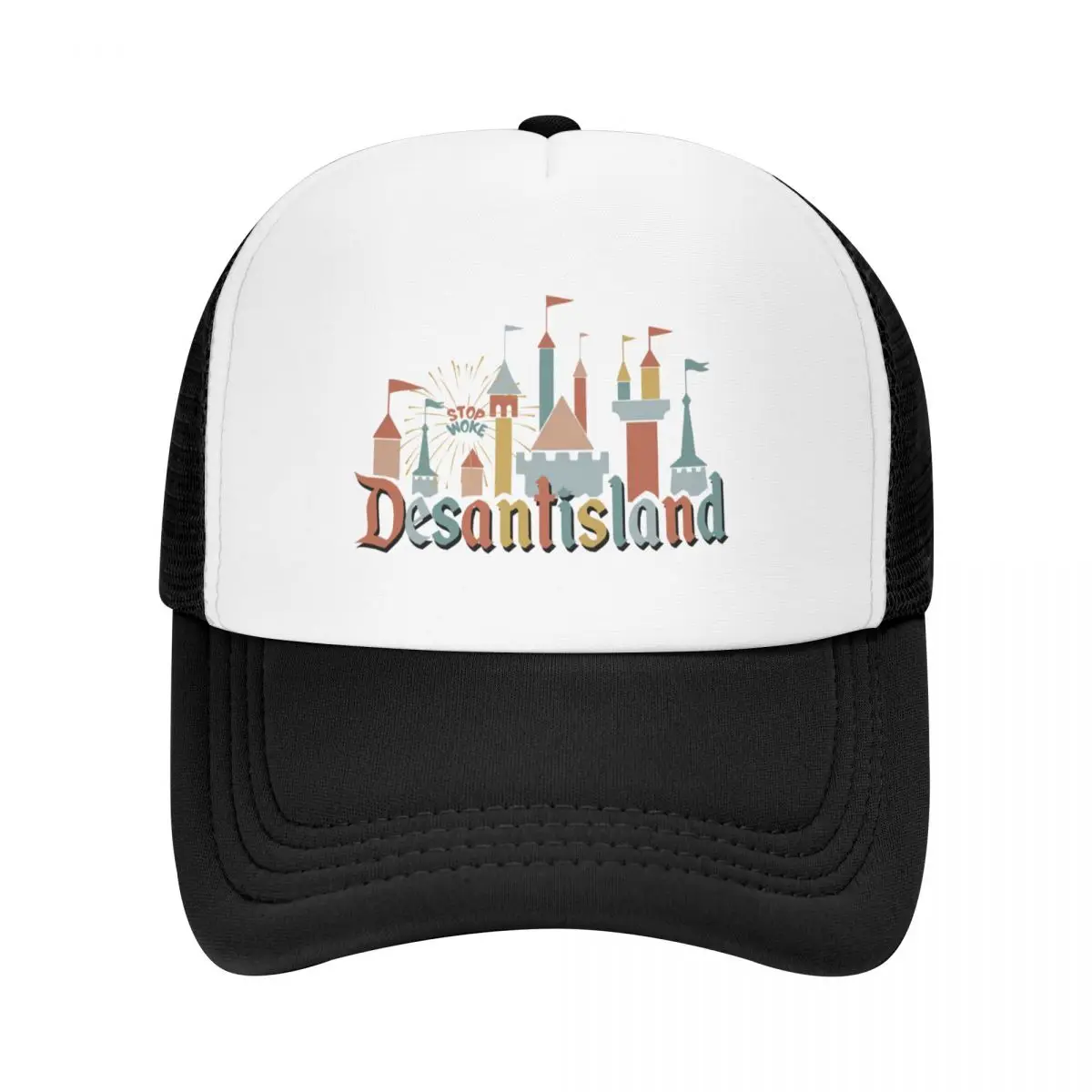 DeSantisland Funny Anti Woke Corporation Theme Park Baseball Cap funny hat Hat Man For The Sun New Hat Woman Men's