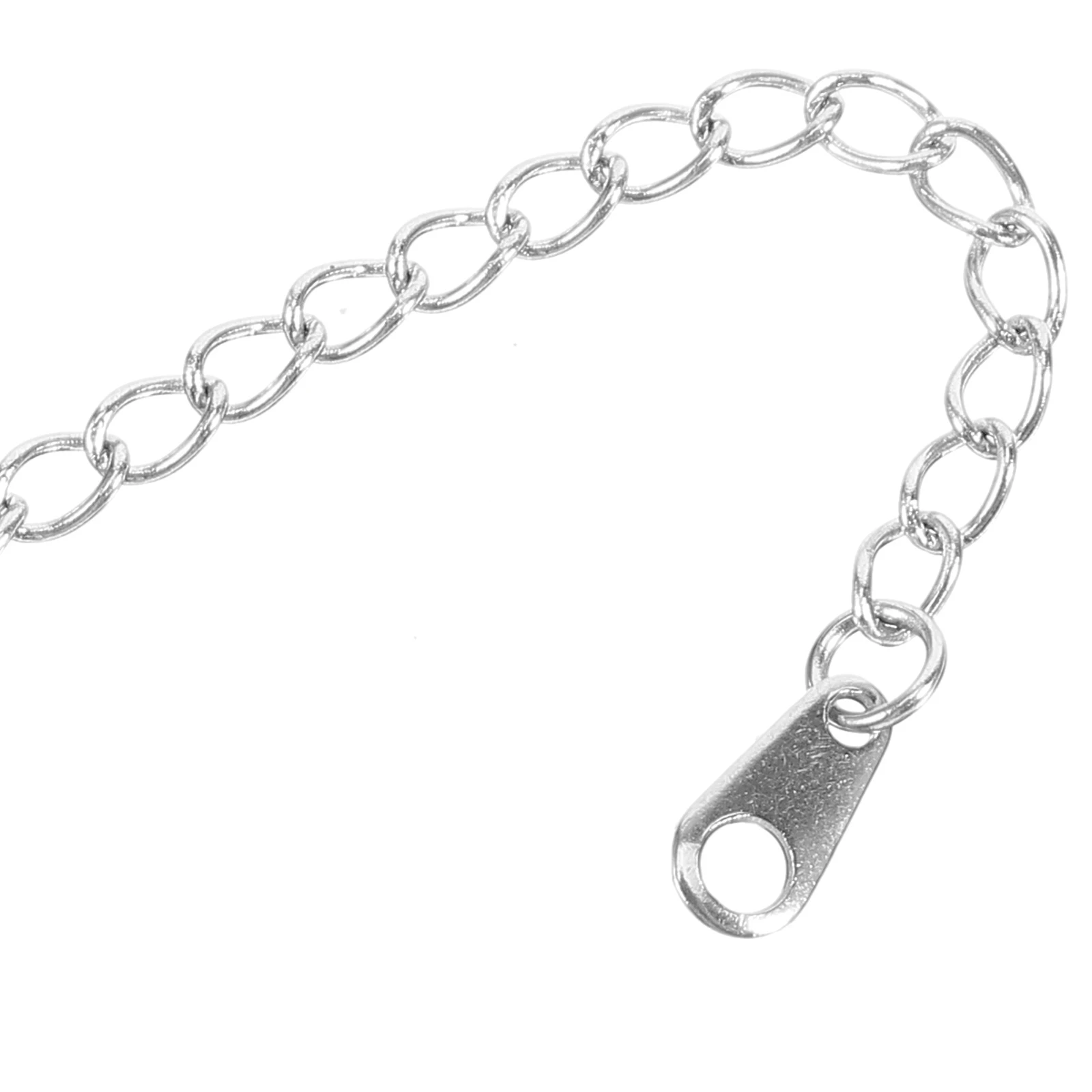 

20pcs Necklace Extender Chains DIY Bracelet Anklet Tail Chain for Making Accessories Jewelry Material Stainless Steel Lobster