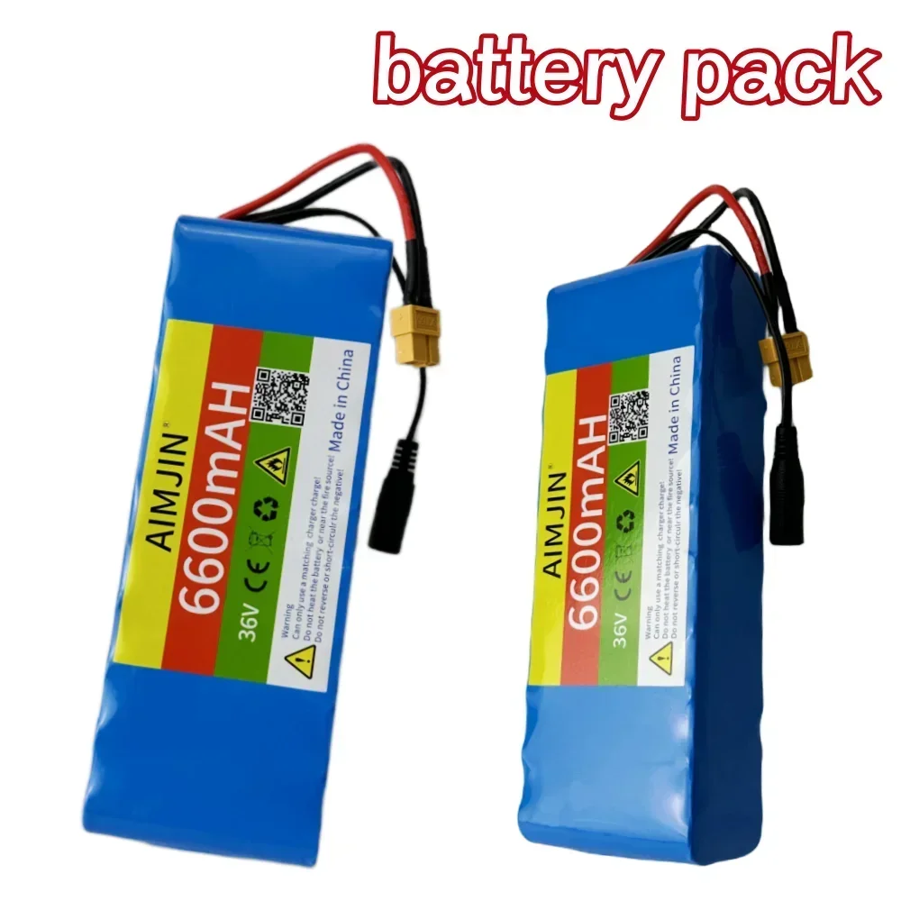 10S2P ليثيوم أيون 36 فولت 6600 مللي أمبير بطارية قابلة للشحن للدراجات البخارية الكهربائية ذات العجلات المزدوجة