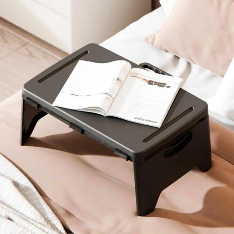 1PC Car mounted small table board, portable, foldable dining table for easy storage, student dormitory space saving table