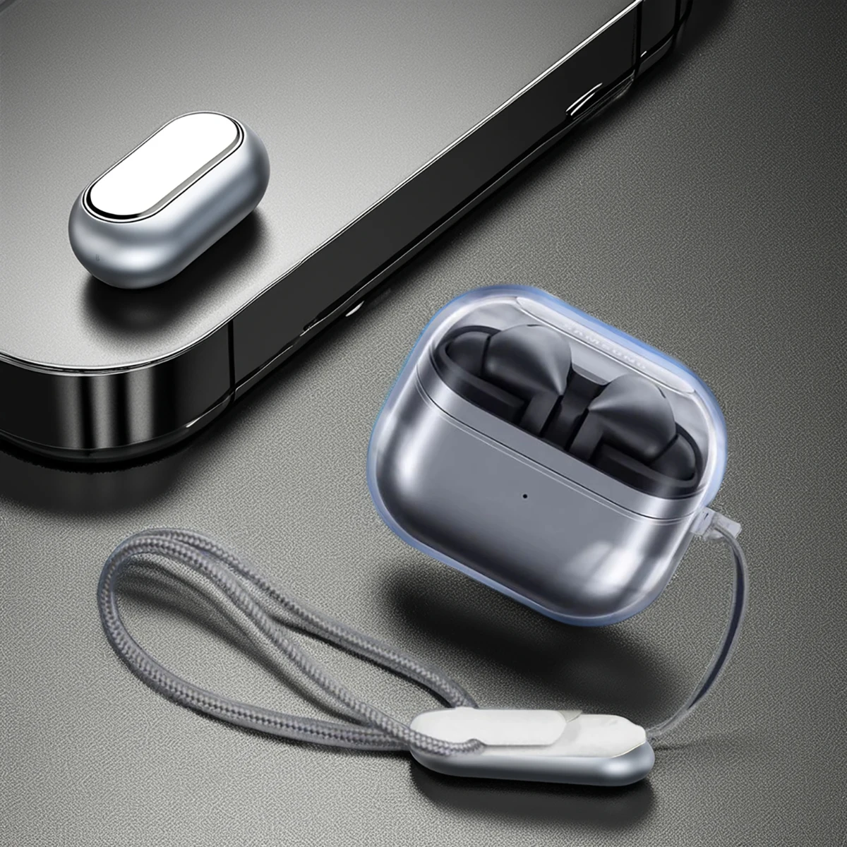 Etui na słuchawki Samsung Galaxy Buds 3 Pro Clear Case TPU Protective Shell For Samsung Galaxy Buds3 Buds3Pro Transparent Cover