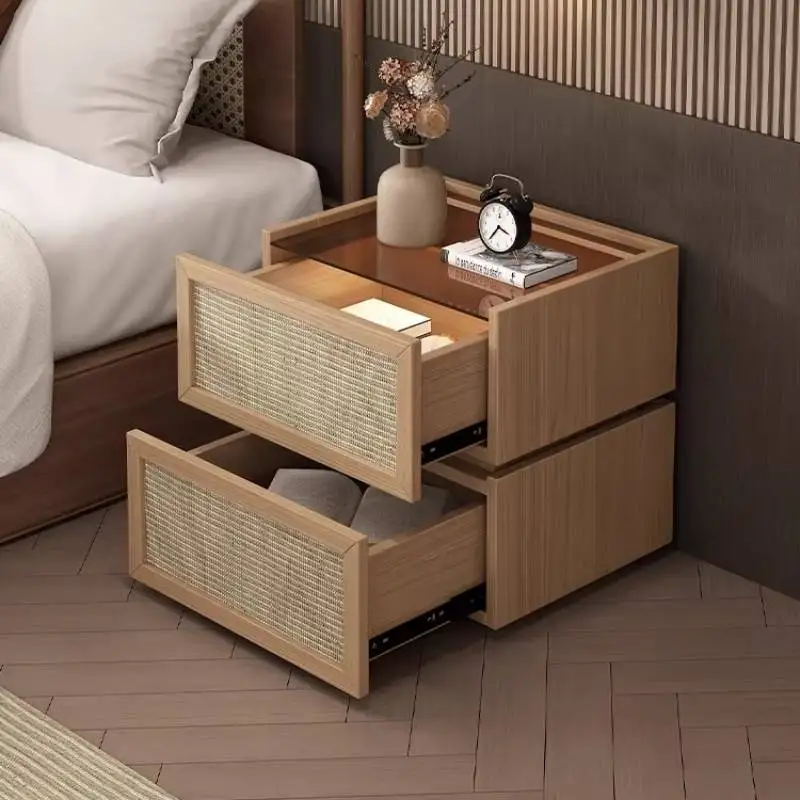Drawers Organizer Bedside Table Storage Modern Essentials Bedroom Bed Table Essentials Adult Mesitas De Noche Room Furnitures