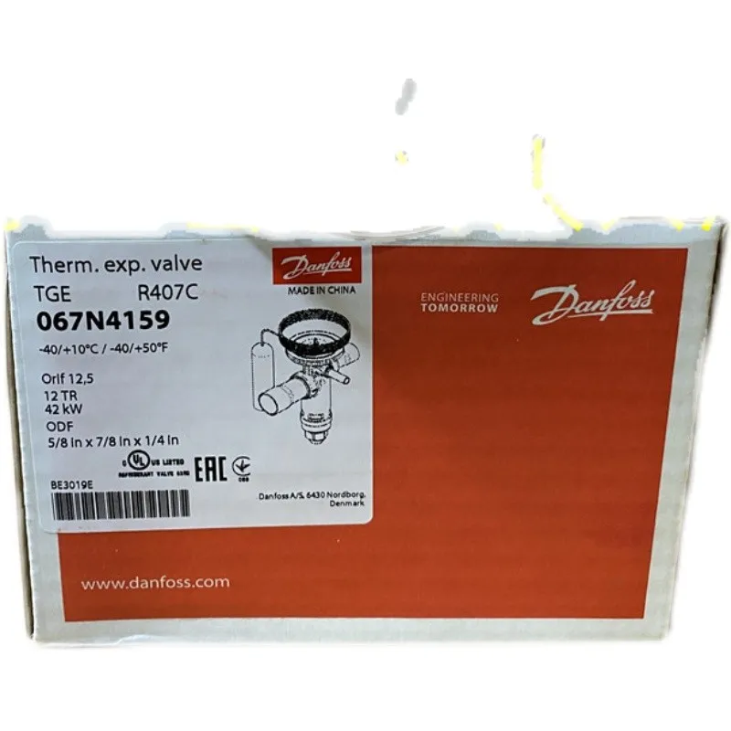 Расширительный клапан Danfoss R134a 2025 года выпуска TGEN5/4,5/TGE7/8/10/12/17/20/25 TR
