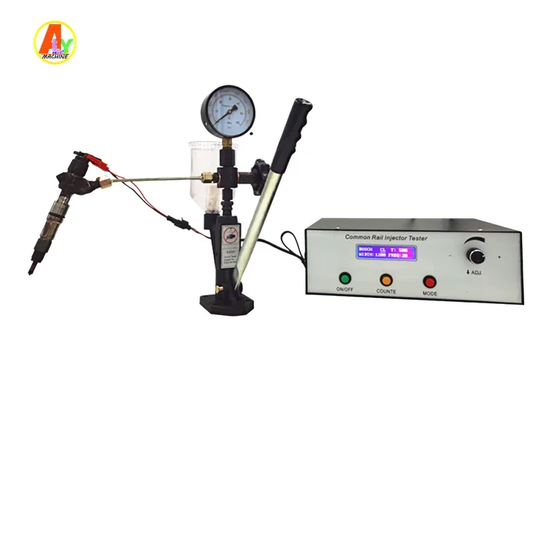 AM-CRI202 High Pressure Common Rail Injector Tester with AHE Dynamic Stroke Testing for BOSCH DENSO CAT