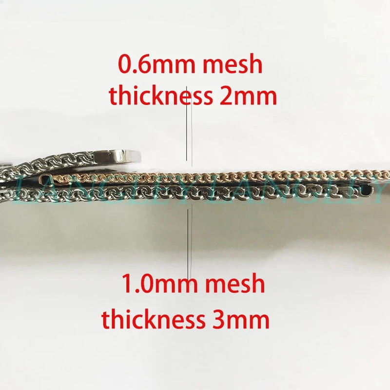 Milanese Metal Watch Band 1.0mm 0.6mm Mesh Bracelet for Seiko for IWC Strap 3mm Thickness 18/20/22mm Stainless Steel Wristband