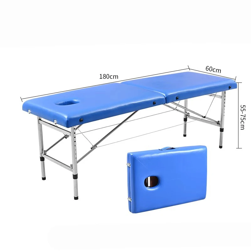 Cervical Spine Eyelashes Massage Table Space-saving Lift Massage Bed Fold Portable Lettino Per Massaggi Salon Furniture