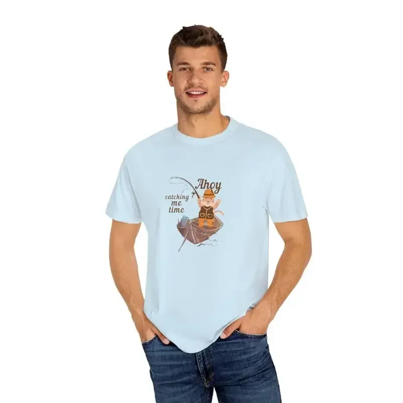 Ahoy Fishing Catching Me Time Tiger T-Shirt
