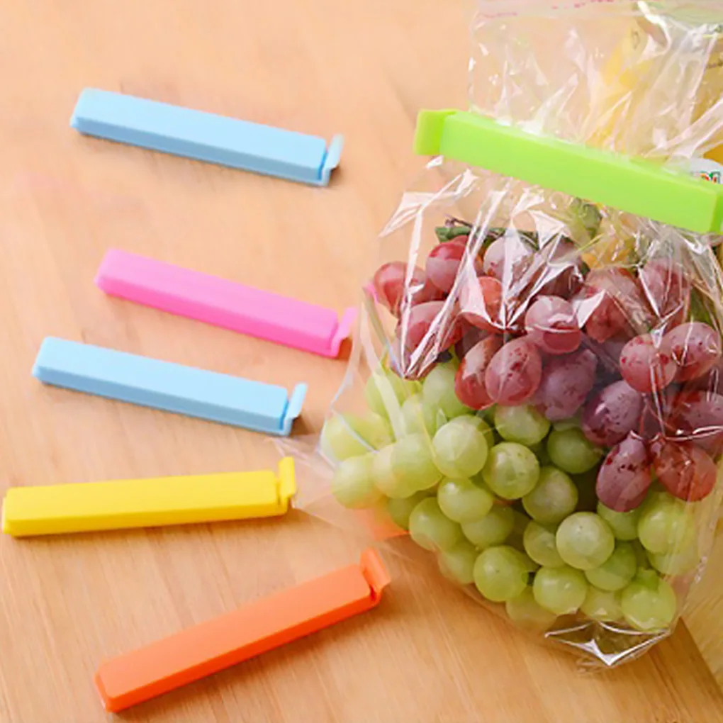 Clips pour sceller les sacs en plastique, lot de 20 pièces, clip pour tible de cuisine, garde les aliments frais, snack, GT