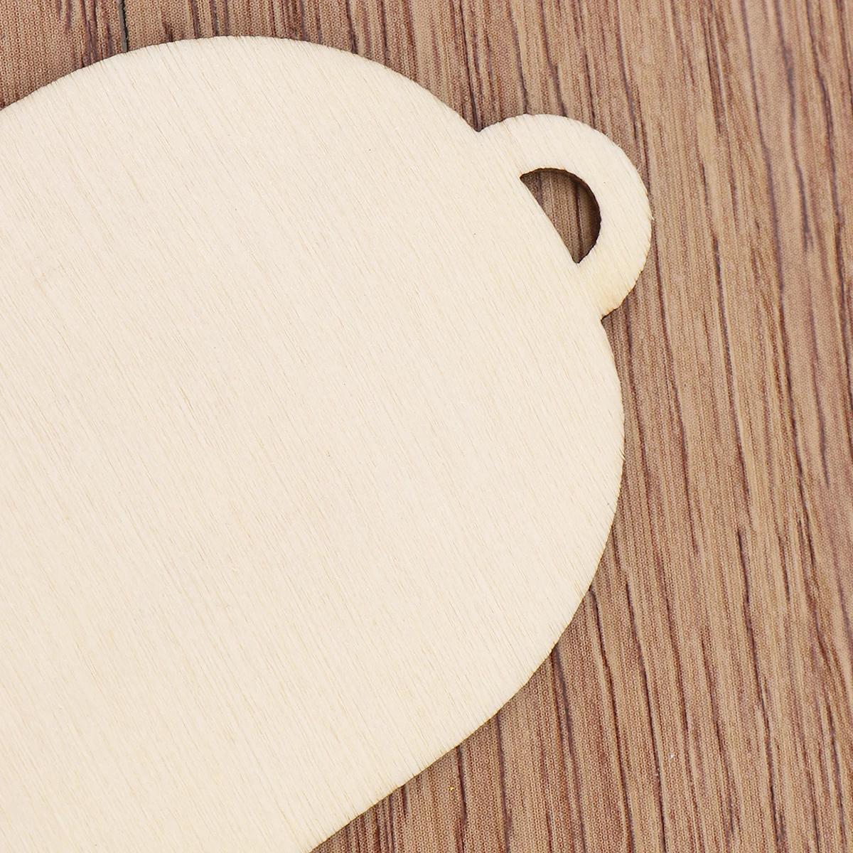 

10pcs Christmas Wooden Bell Patterned Hanging Ornament For Xmas Party Decoration Xmas Tree Home Festival Use Craft Sewing