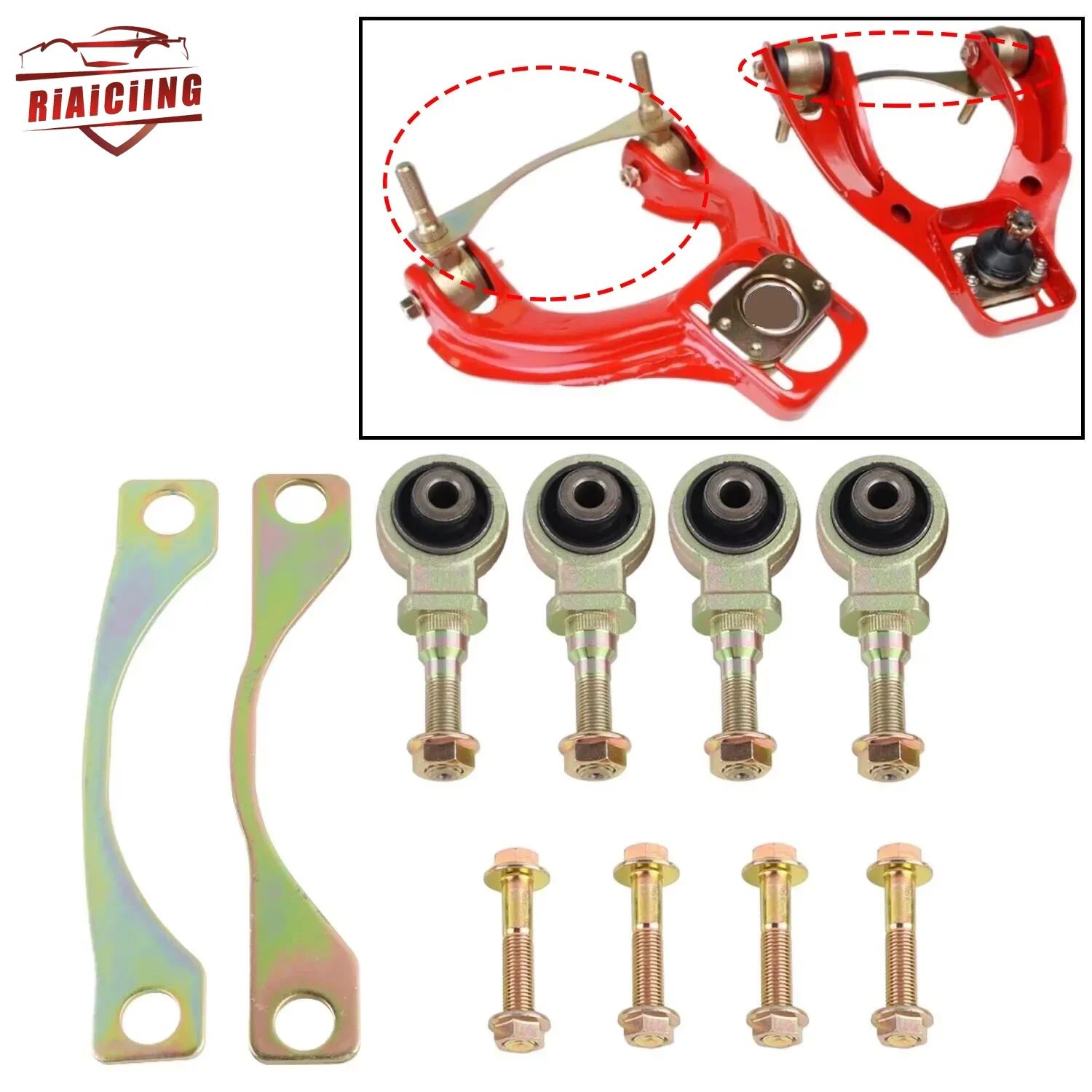 

Замена втулки переднего верхнего рычага из легированной стали для 92-95 Civic EG 94-01 Integra DC2, часть шасси, подвеска и рулевое управление