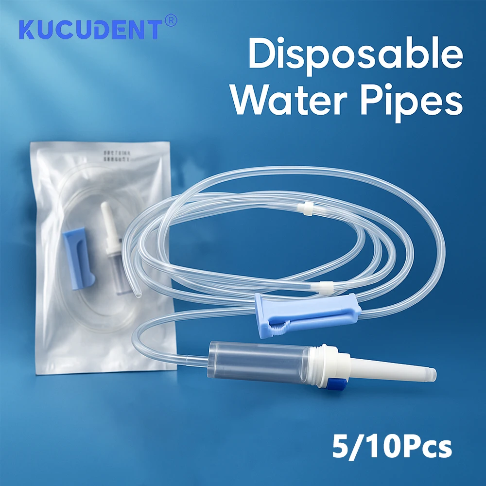 

5/10 Pcs Disposable Dental Water Pipes Transparent Irrigation Tubing for NSK Implant Surgical Equipment Flushing Pipe Dentistry