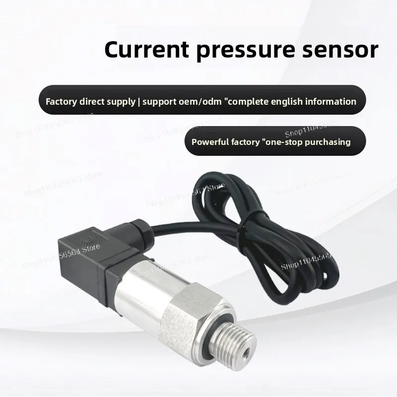 High Precision 4-20mA Ceramic Pressure Sensor General Pressure Transmitter for Hydraulic Pneumatic Oil Pressure Measurement