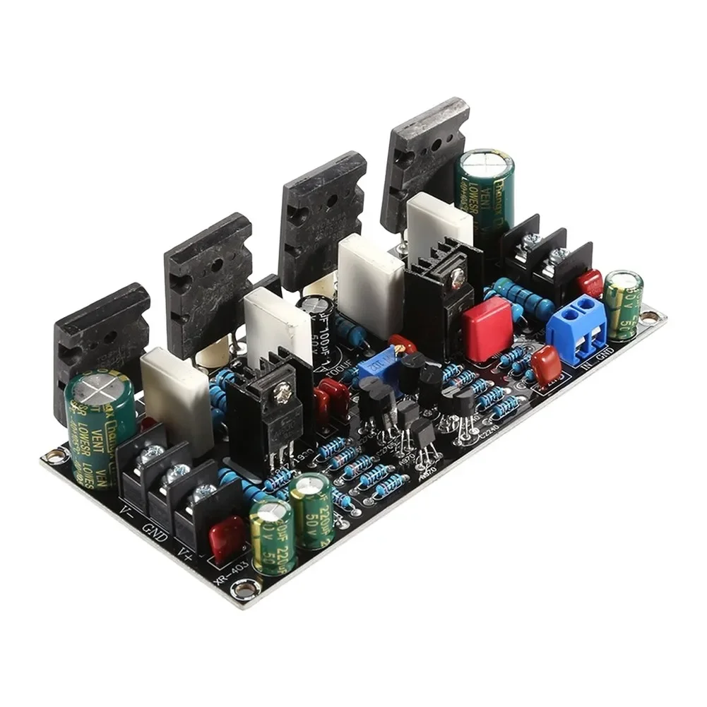 Black PCB Single Channel Power Audio Board 200W Dual Voltage DC ±20-90V  For Test Measurement Tool Accessory