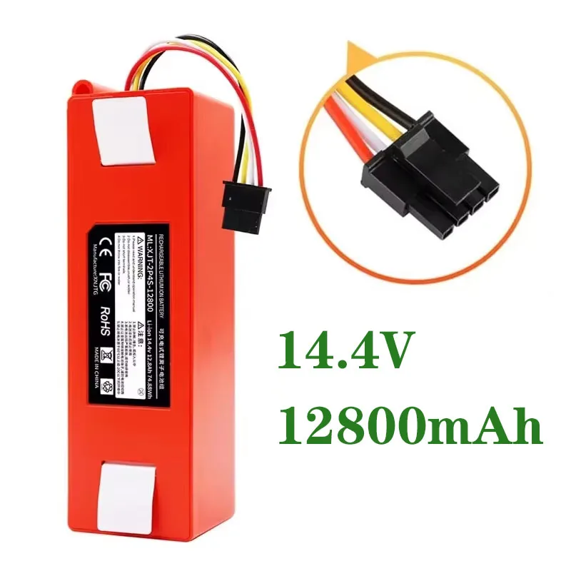 

14.4V 12800mAh Robot Vacuum Cleaner BRR-2P 4S-5200S Battery for Xiaomi Roborock Sweeping Robot S55 S60 S65 S50 S51 S5 MAX S6