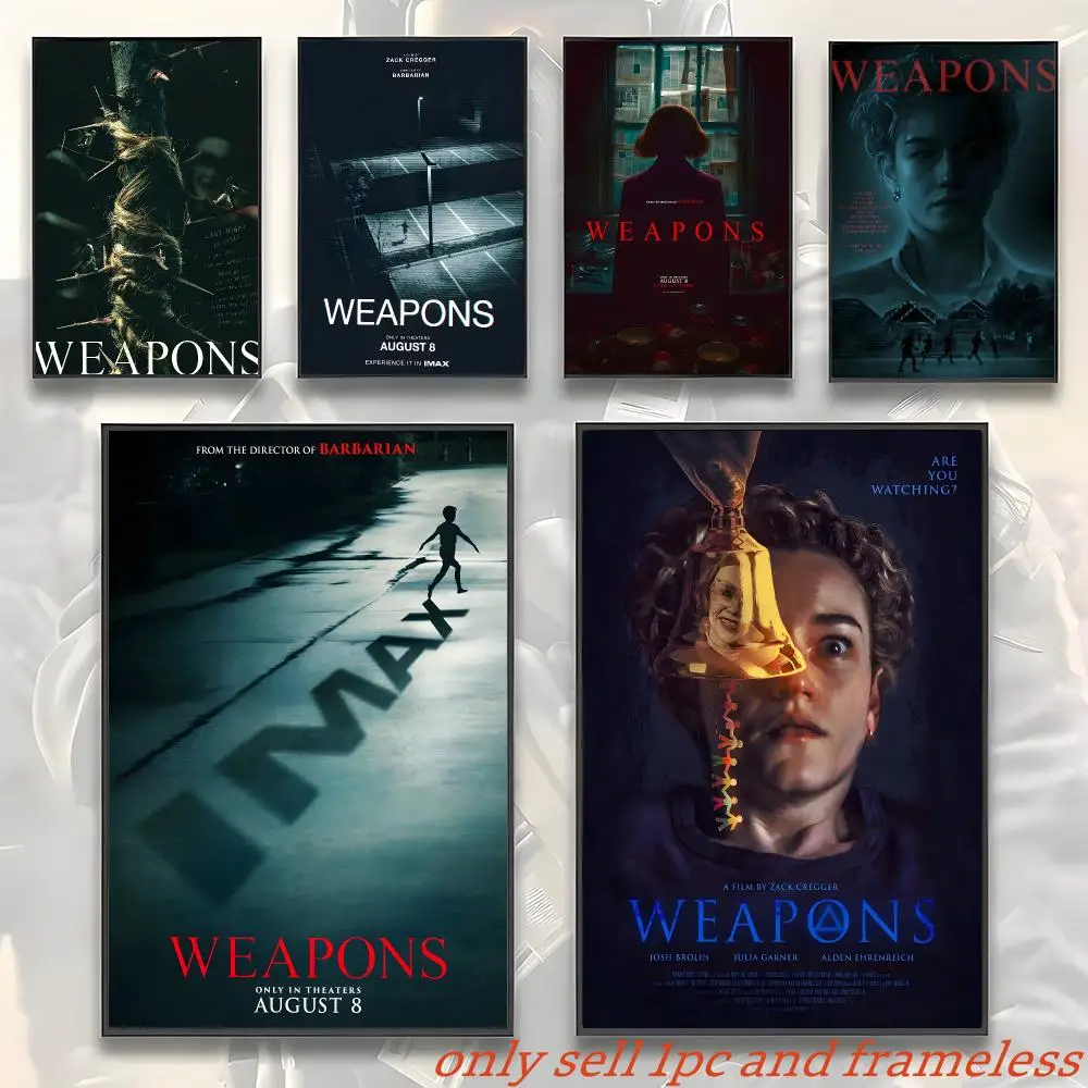 Weapons Movie Horror Poster Gift with prints Home bedroom living room decoration promotion and display