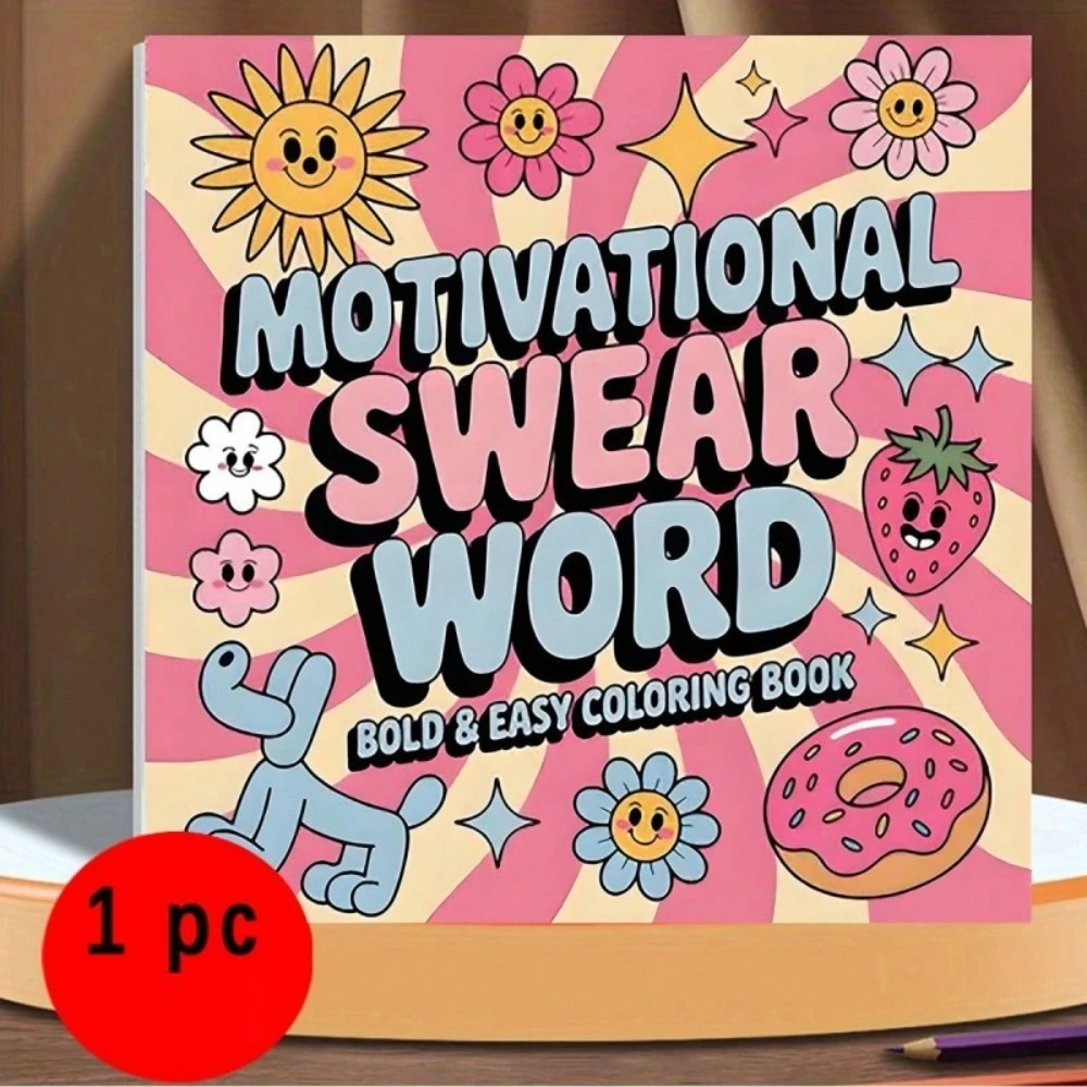 Motivasyonel Yemin Sözlü Renkl - Adult Coloring Book Stress Relief incelemesi ve fiyatı