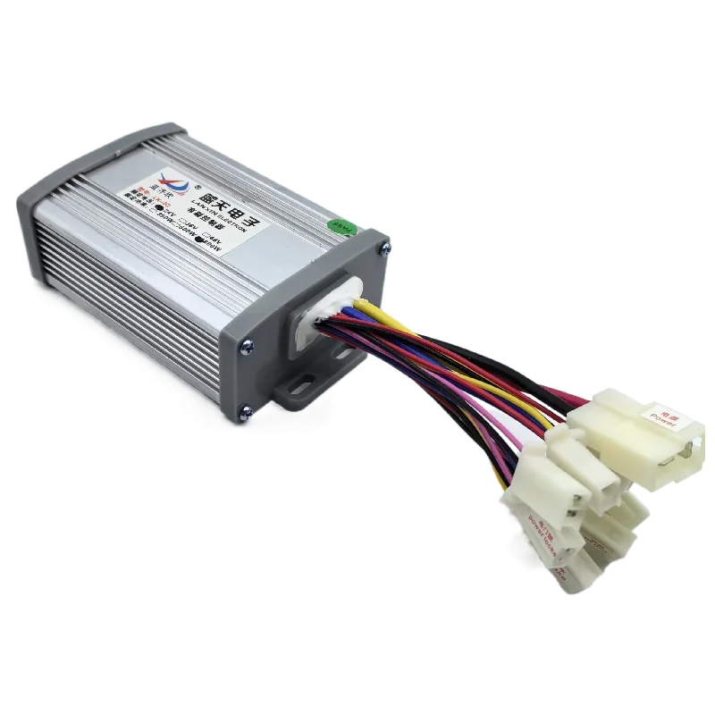 12V 24V 36V 48V 250W 350W 500W 800W 1000W Electric Bike Brushed Speed Motor Controller Set with Throttle Pedal