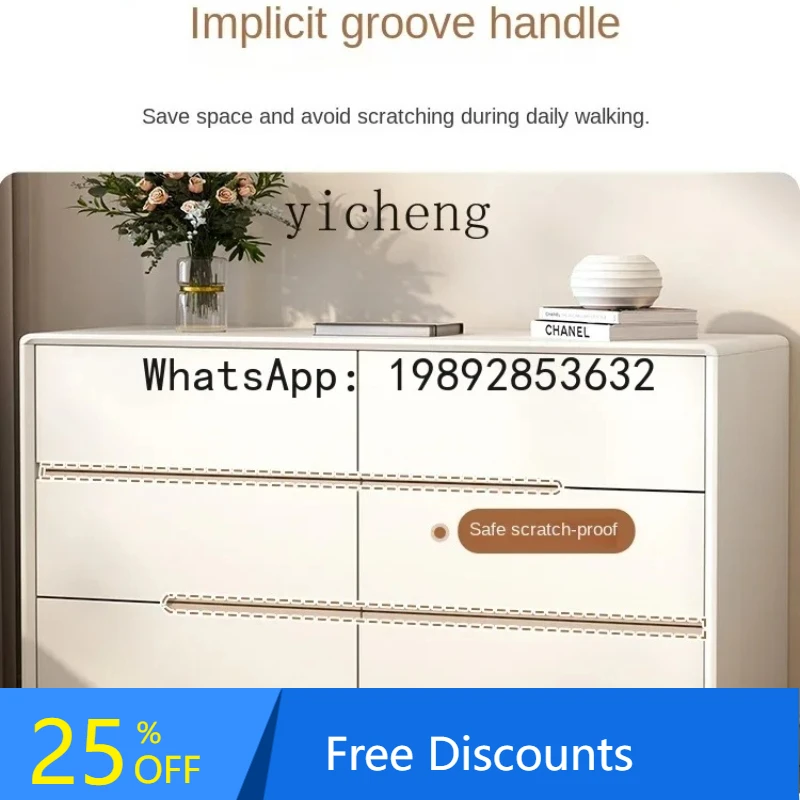 

Bedroom Tailstock Storage Cabinet Simple Modern Wall Storage Drawer TV Cabinet