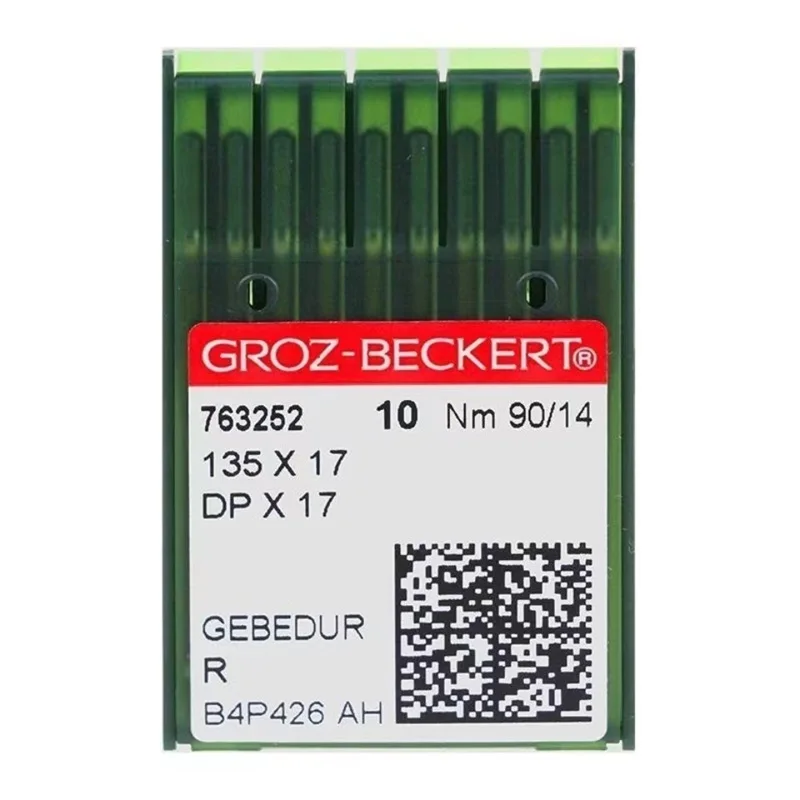 10 PZ DPX17 135X17 GROZ-BECKERT Aghi Per Macchina Da Cucire Industriale Ago D\'oro di Alta Qualità