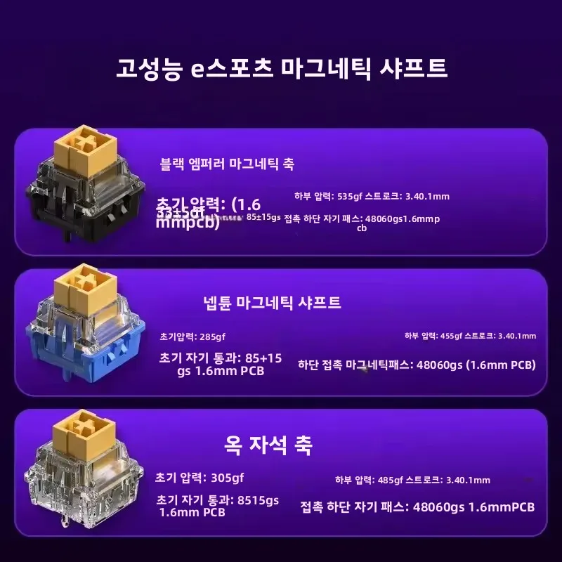 AULA HERO84 HE 유선 기계식 키보드 마그네틱 스위치 음악 리듬 8K 리턴 레이트 컴퓨터 액세서리용 RGB 게이밍 키보드