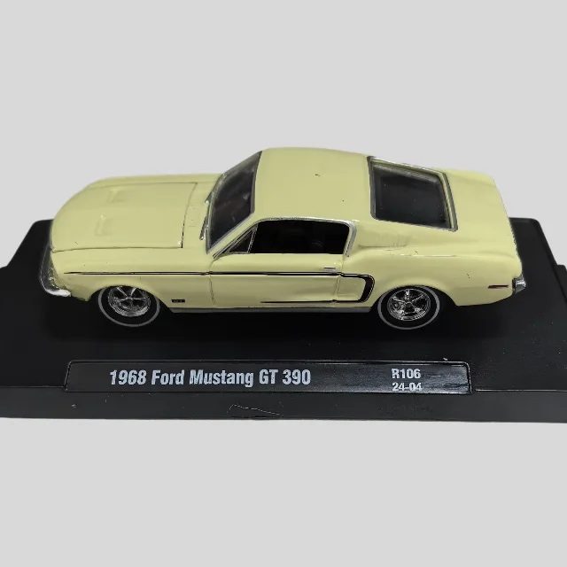 

Diecast 1/64 Scale 1968 Mustang GT Alloy Car Model Collectible Toy Gift Souvenir Display