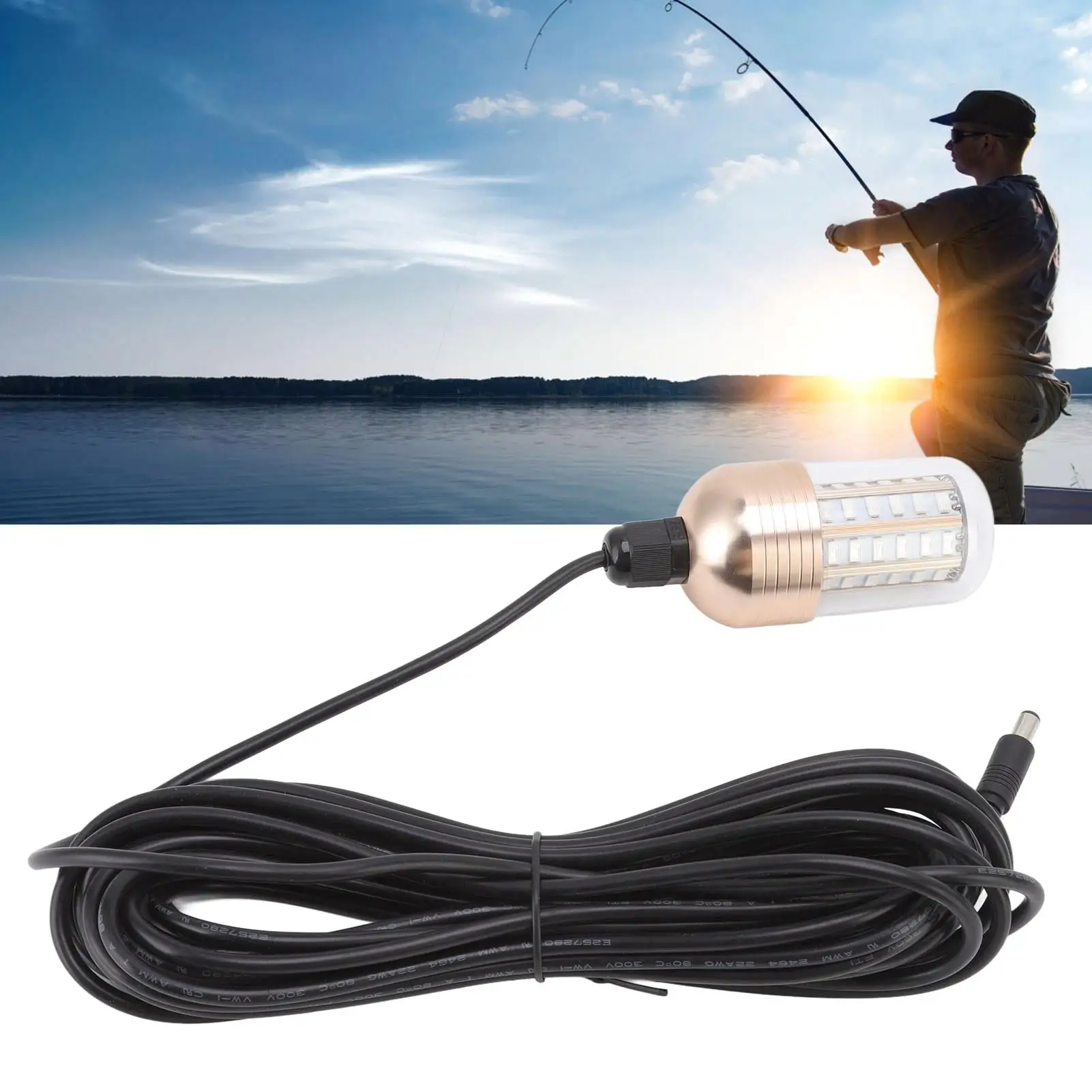 60 LEDs Submersible Fishing Light for Night Fishing   Underwater Lamp for LED Lighting on AliExpress