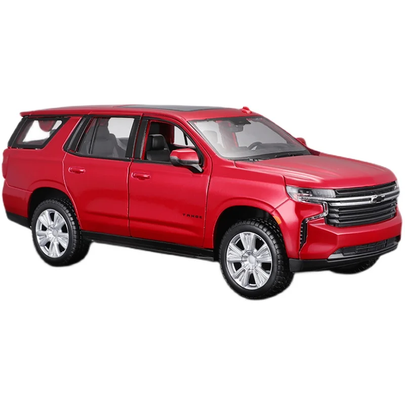 Maisto 1:26 Chevrolet 2021 Tahoe SUV Car Static Die Cast Vehicles Collectible Model Car Toys