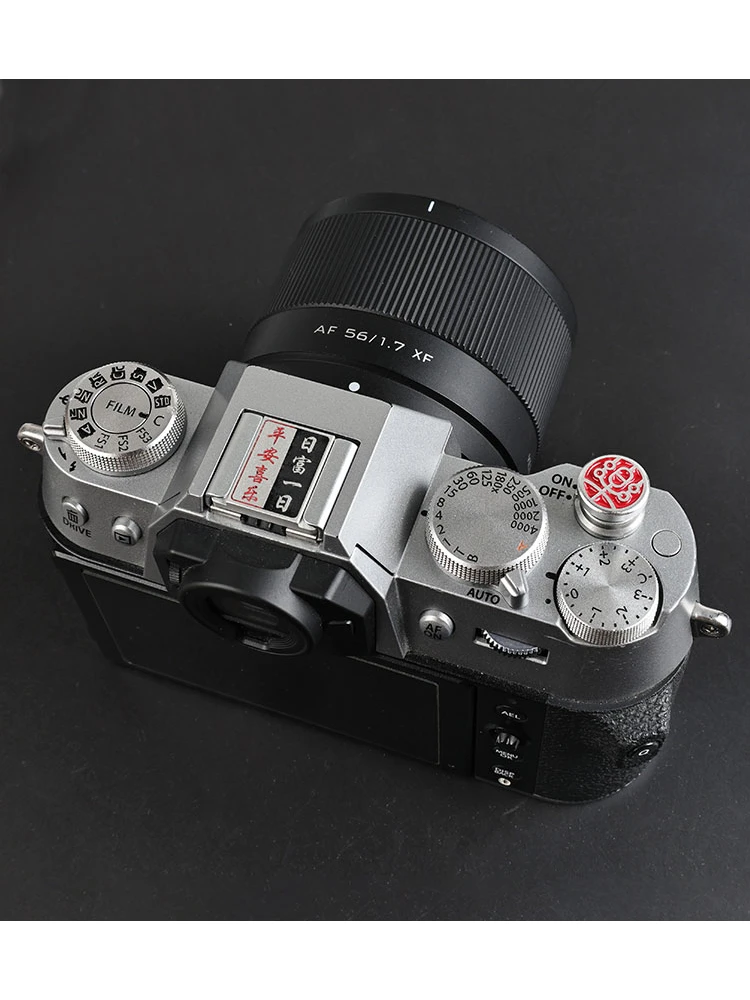 Camera hot Shoe Cover Shutter Button Combination Suitable for Canon Nikon Leica Fuji XT50 XM5 XE5 X100VI X100FX XPRO3 XT4 view 5