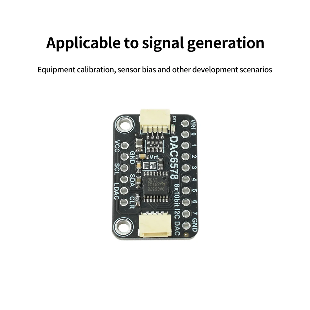 8-Kanal-Programmierbares DAC-Modul, Hochleistungs-I2C-Digital-Analog-Wandler mit STEMMA QT/Qwiic-Schnittstelle für Sensoren – Detail 4