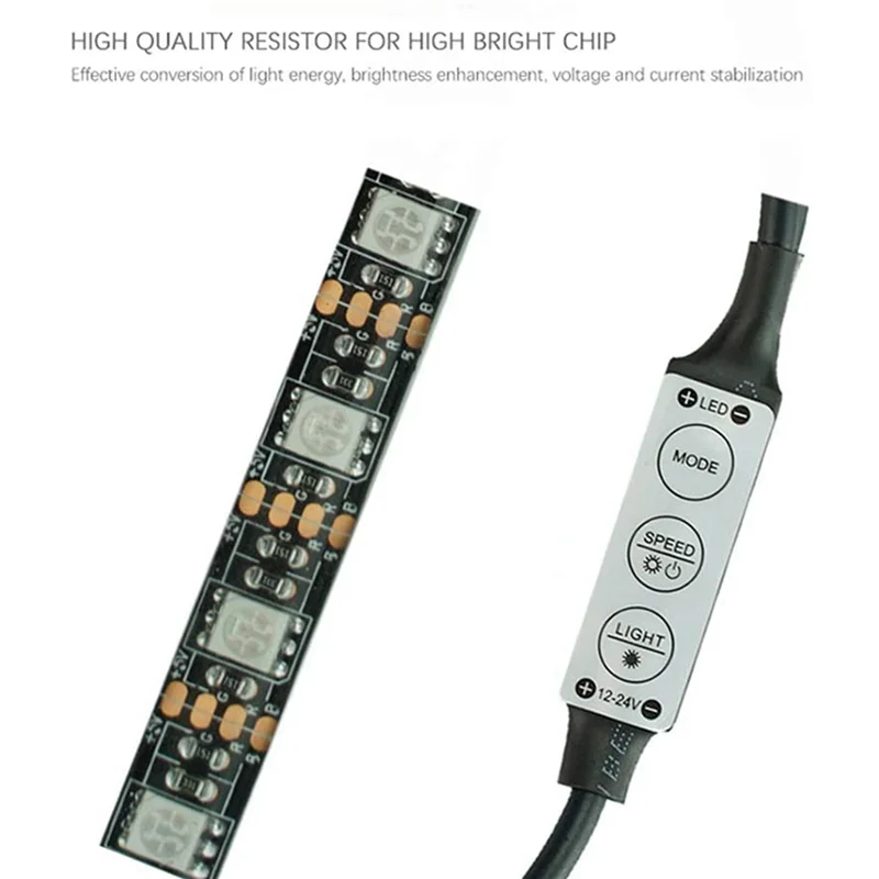 

HOES-2X водонепроницаемый электрический скутер, складные светодиодные ленты для скейтборда, скутера, украшения вечеринки для Xiaomi M365 1S