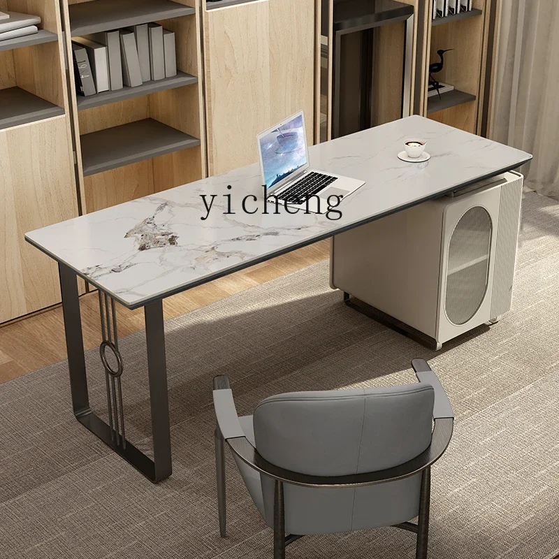 B1 light luxury slab integrated office desk and chair modern simple living room bedroom home study writing desk computer desk