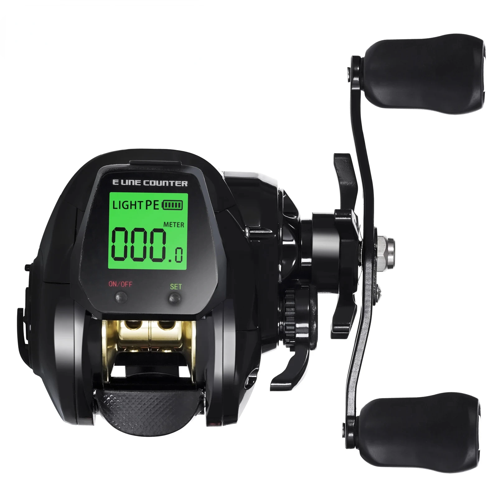 

Big Led Electronic Baitcasting Fishing Reel High Speed 7.2 1 10kg Saltwater Waterproof Cast Drum Wheel Casting