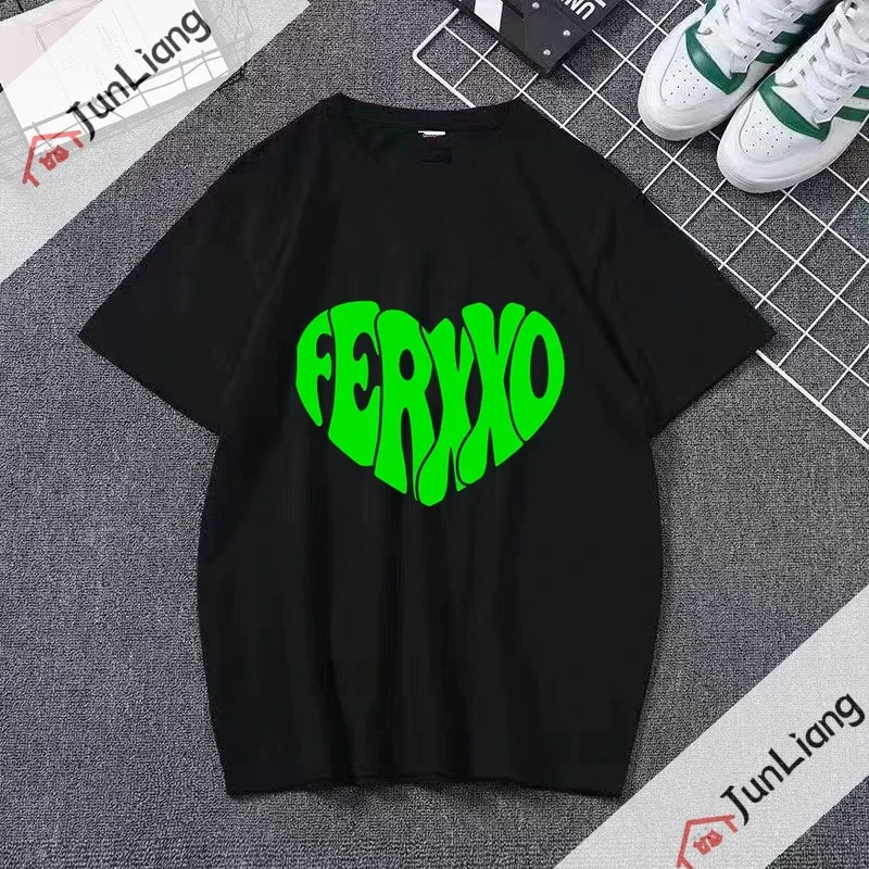 Feid Ferxxo T Shirt Men Women Nitro Jam Tour Tshirts Rapper T-shirts T-shirt of The 90s for Men Top Ferxxo Shirt