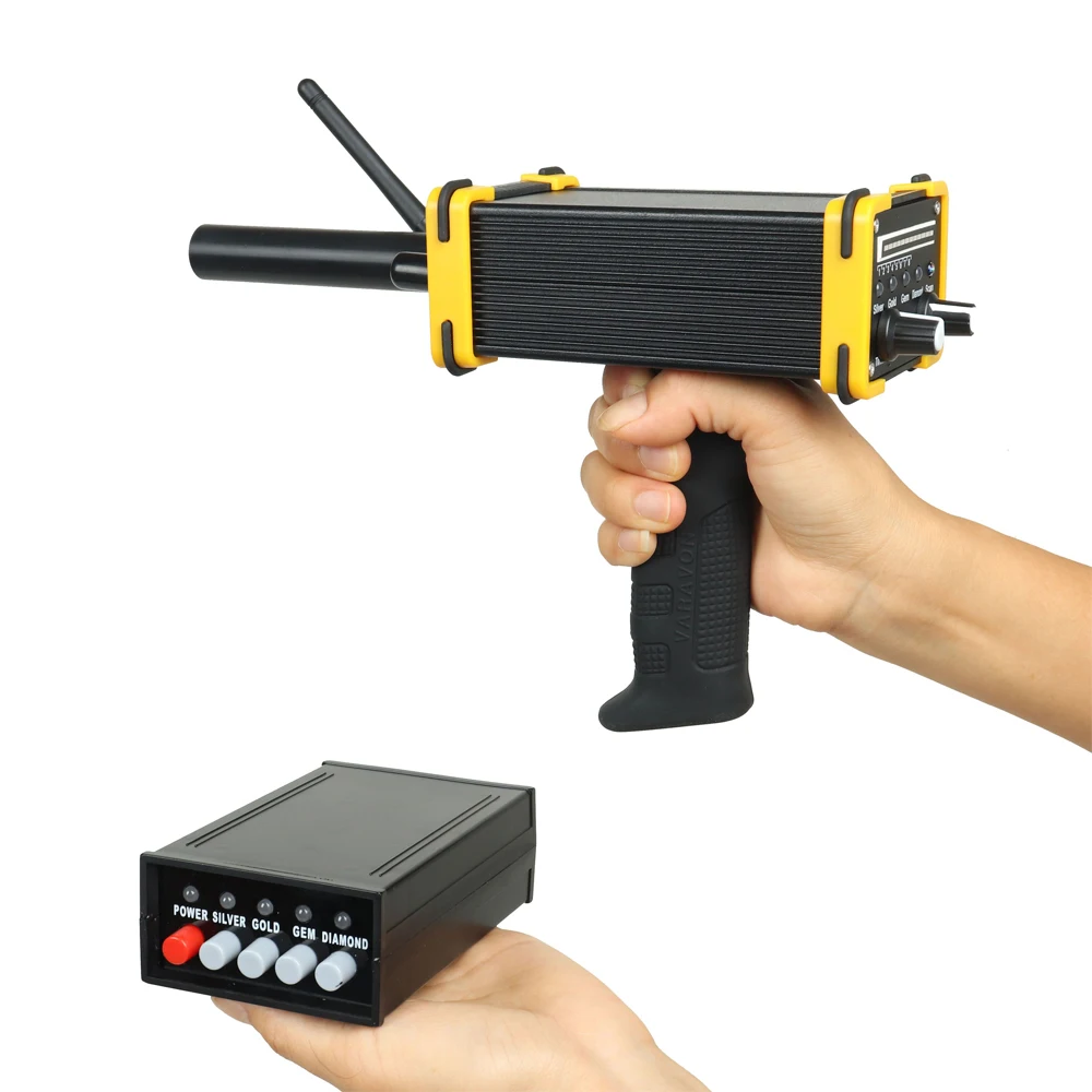 MINI Detector de Metales láser Digital King de largo alcance, GR-100, serie para gemas, minerales, Gold Hunter Digger, Pinpointer sensible profundo