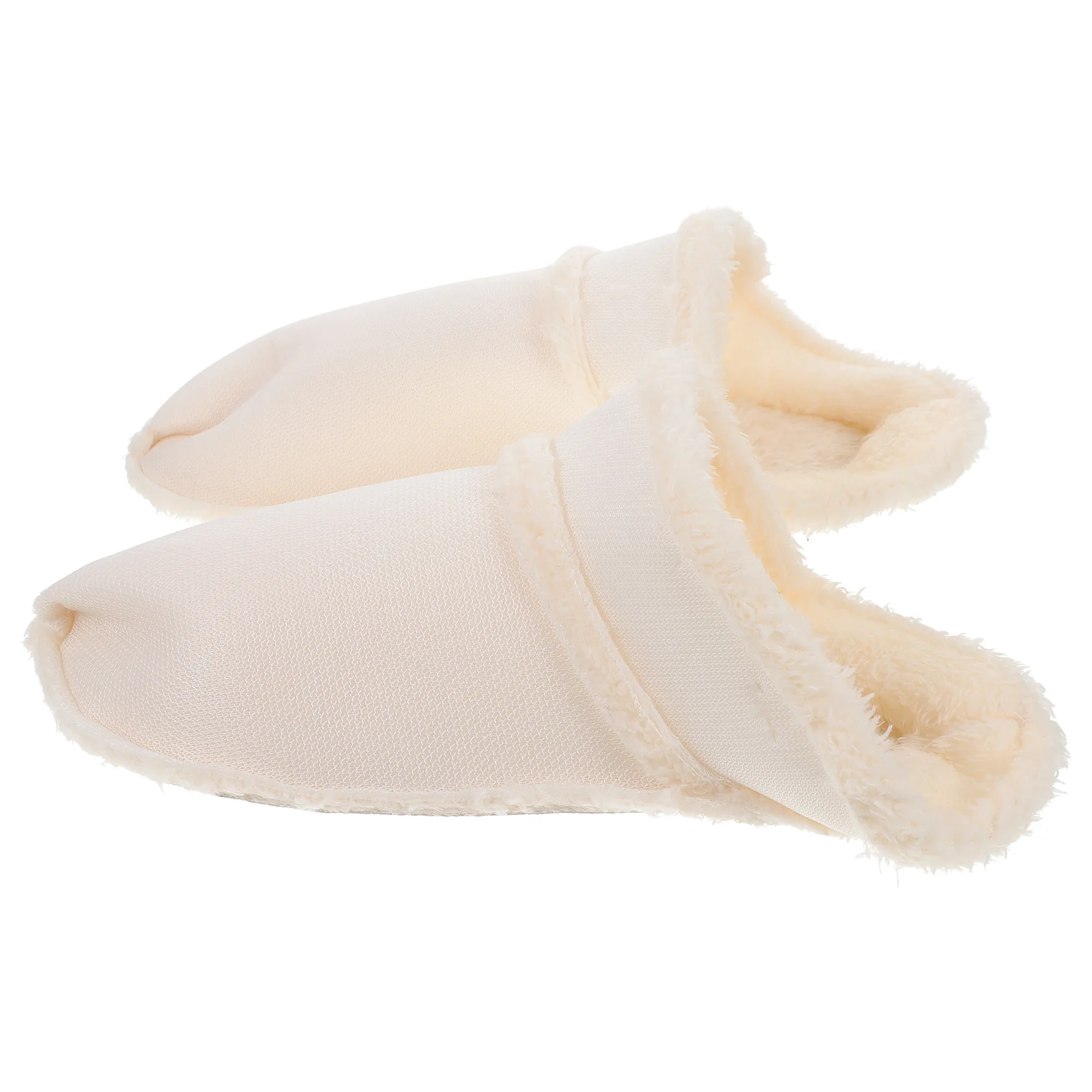 

Sponge Mop Velvet Lined Shoe Covers Slipper Soles Boot Insoles Women Fuzzy for White Slippers Toddler