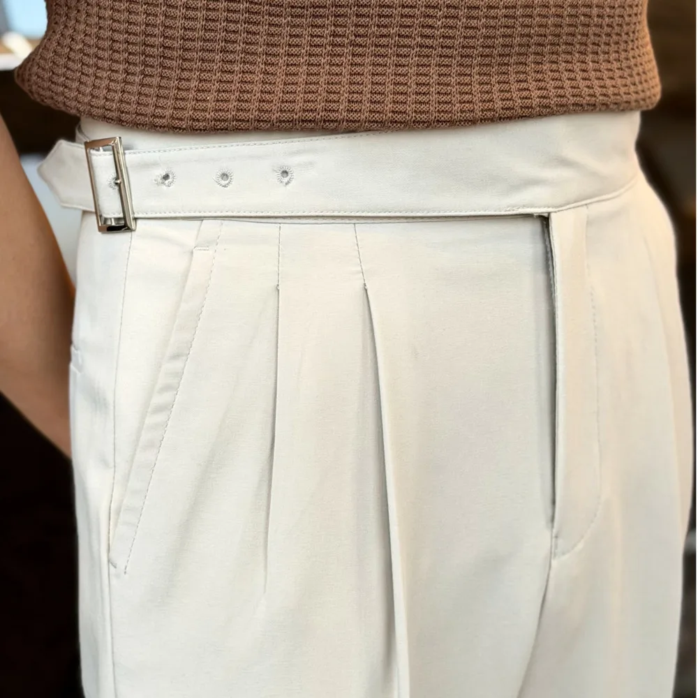 Spring Thin Naples Straight High-Waisted Trousers Business Formal Pants Casual Men's Casual Pants For Men Pantalones Hombre 2026