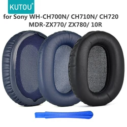 KUTOU Remplacement Oreillettes Coussin pour Sony WH-CH700N CH710N Casque Oreillettes MDR-ZX770 ZXanalystes 10R Oreille Heart Pièces De Rechange