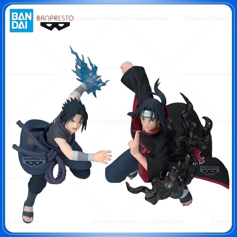 In Stock Bandai Banpresto Original GiGO Limited Edition Anime Naruto Shippuden Figure Uchiha Itachi Uchiha Sasuke Action Figures